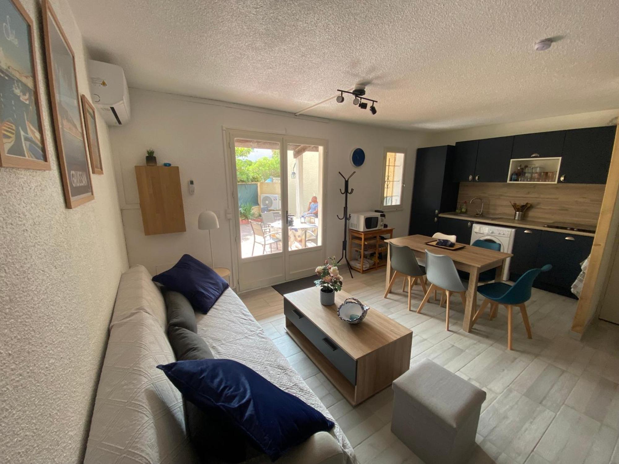 Charmante Maison A Сasa de vacaciones Le Barcarès